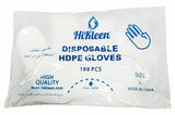 HiKleen® - HDPE Gloves (100pcs/bag , 100 bags /ctn )